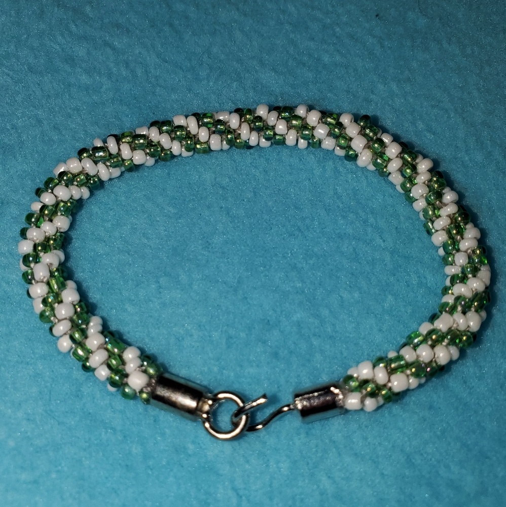 Japanese beaded kumihimo bracelet